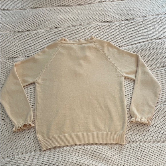 Apricot Ruffled Sweater - Picture 3 of 3